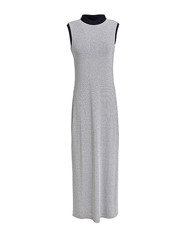 TWINSET Long dress U&B Black 58% Viscose, 38% Metal, 4% Elastane