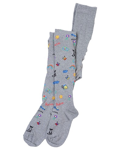DOLCE&GABBANA Socks & tights Grey 85% Cotton, 13% Polyamide, 2% Elastane