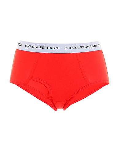 CHIARA FERRAGNI Slip Rosso 93% Cotone, 7% Elastan