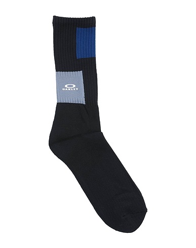 OAKLEY Short socks Black 80% Cotton, 10% Polyester, 5% Nylon, 4% Rubber, 1% Elite