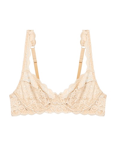 HANRO Bra Beige 82% Polyamide, 18% Elastane