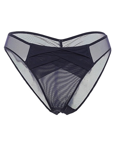 CHANTAL THOMASS Slip Blu notte 88% Poliammide, 12% Elastan, Cotone