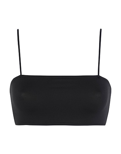 OW COLLECTION Bra Black 90% Polyester, 10% Elastane