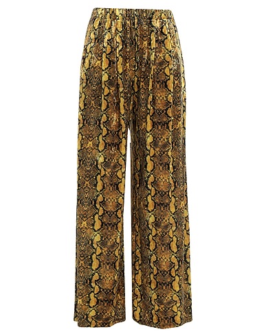 WEILI ZHENG Sleepwear Yellow 95% Polyester, 5% Elastane