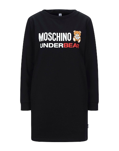 MOSCHINO Sleepwear UNDERWEAR Black 95% Cotton, 5% Elastane
