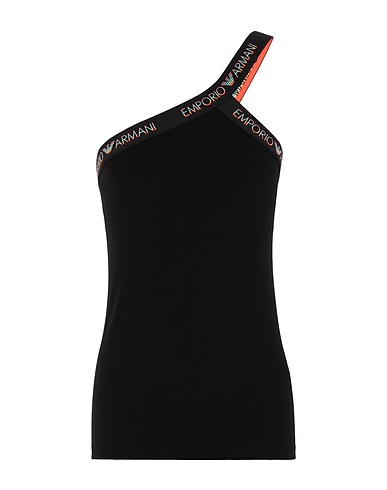 EMPORIO ARMANI Undershirt TANK/CAMIS  SPORTY COTTON
 Black 95% Cotton, 5% Elastane