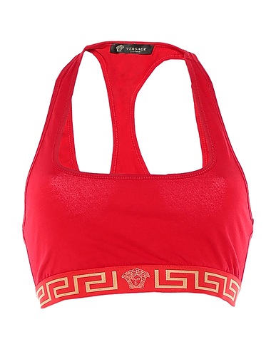 VERSACE Bra Red 94% Cotton, 6% Elastane