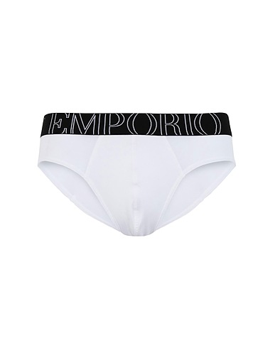 EMPORIO ARMANI Slip BRIEF EAGLE Bianco 95% Cotone, 5% Elastan