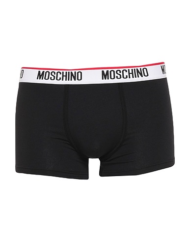 MOSCHINO Boxer Nero 90% Cotone, 10% Elastan