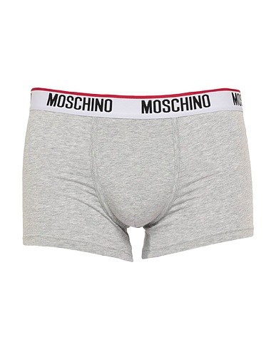 MOSCHINO Boxer Light grey 90% Cotton, 10% Elastane