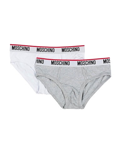 MOSCHINO Slip Grigio chiaro 95% Cotone, 5% Elastan