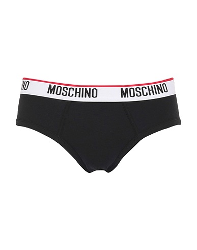 MOSCHINO Brief UNDERWEAR Black 95% Cotton, 5% Elastane