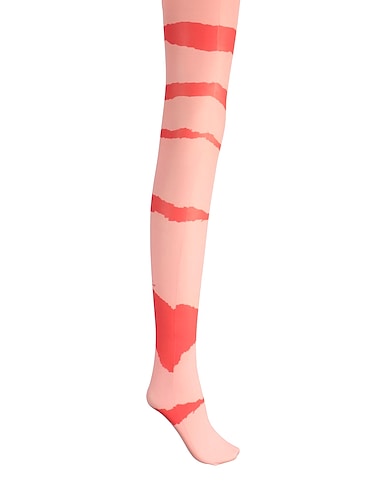 ELISABETTA FRANCHI Socks & tights Salmon pink 90% Polyamide, 10% Elastane