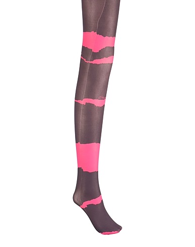 ELISABETTA FRANCHI Socks & tights Dark purple 90% Polyamide, 10% Elastane