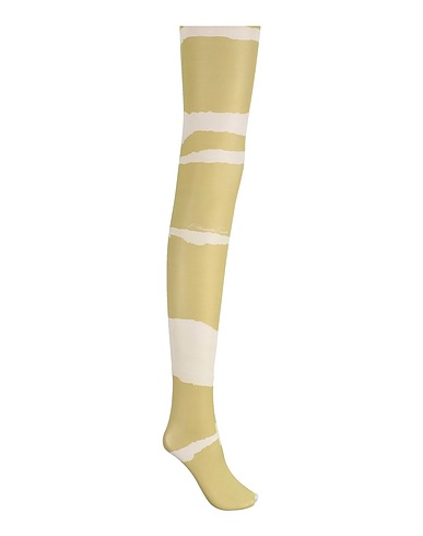 ELISABETTA FRANCHI Calze e Calzini Verde salvia 90% Poliammide, 10% Elastan