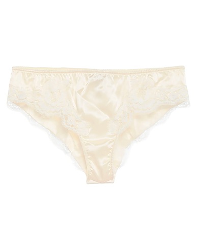DOLCE&GABBANA Slip Bianco 80% Seta, 14% Cotone, 6% Elastan
