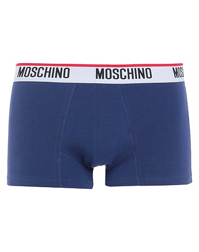 MOSCHINO Boxer UNDERWEAR Blue 95% Cotton, 5% Elastane