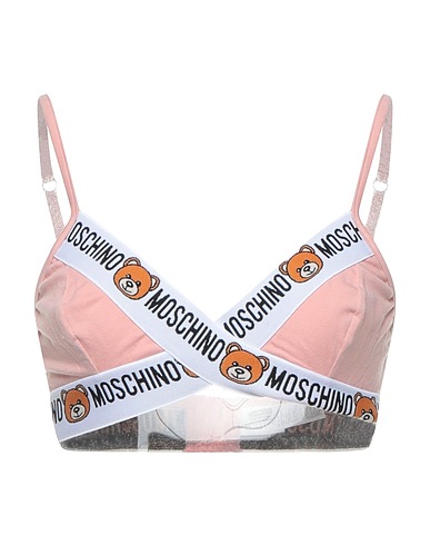 MOSCHINO Bra Light pink 92% Cotton, 8% Elastane, Polyamide
