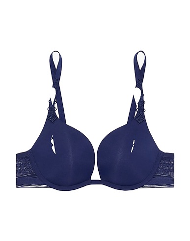 SIMONE PÉRÈLE Reggiseno Blu notte 62% Poliuretano, 20% Poliestere, 15% Poliammide, 3% Elastan