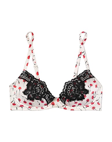 FLEUR DU MAL Bra White 95% Silk, 5% Elastane