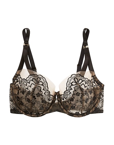 ADINA REAY Reggiseno Nero 53% Poliestere, 20% Nylon, 18% Poliammide, 9% Lycra®
