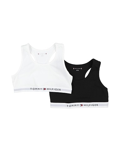 TOMMY HILFIGER Bra White 95% Organic cotton, 5% Elastane, Polyamide, Polyester