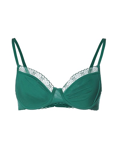 MAISON LEJABY Reggiseno Verde smeraldo 89% Modal, 11% Elastan