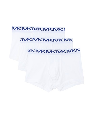 MICHAEL KORS MENS Boxershort SF BASIC TRUNK 3 PACK
 Weiß 95% Baumwolle, 5% Elastan