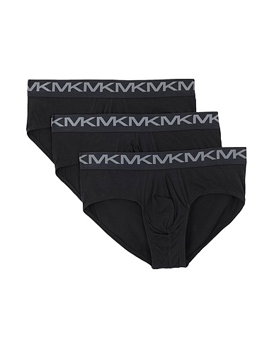 MICHAEL KORS MENS Slip SF BASIC LRB 3 PACK
 Nero 95% Cotone, 5% Elastan