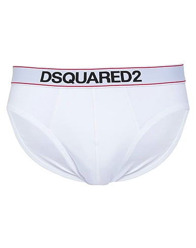 DSQUARED2 Brief UNDERWEAR White 95% Cotton, 5% Elastane