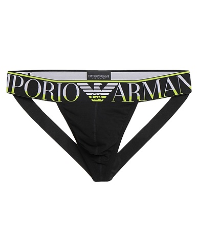EMPORIO ARMANI Brief Black 95% Cotton, 5% Elastane, Polyamide, Polyester