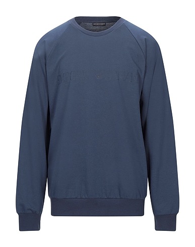 EMPORIO ARMANI Sleepwear Slate blue 60% Cotton, 40% Polyester, Elastane