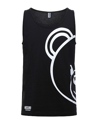 MOSCHINO T-shirt intima Nero 100% Cotone