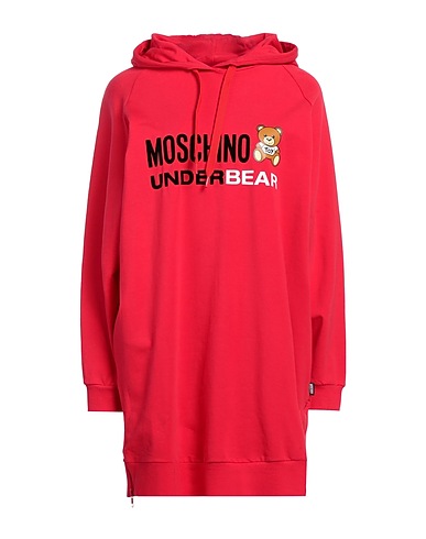 MOSCHINO Sweatshirt UNDERWEAR Red 95% Cotton, 5% Elastane