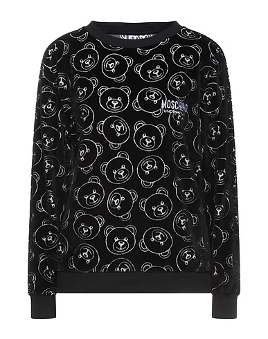 MOSCHINO Pigiama Nero 80% Cotone, 20% Poliestere
