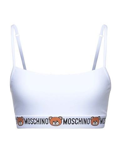 MOSCHINO Bra White 95% Cotton, 5% Elastane