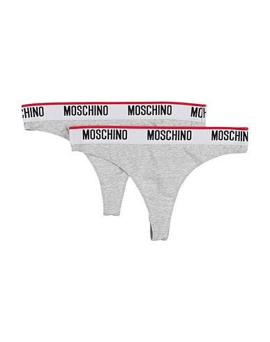 MOSCHINO Slip Grigio chiaro 95% Cotone, 5% Elastan