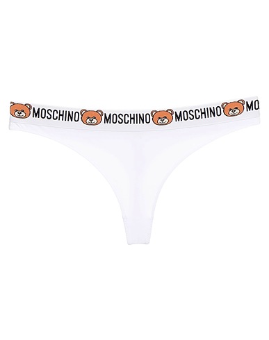 MOSCHINO Slip Bianco 95% Cotone, 5% Elastan