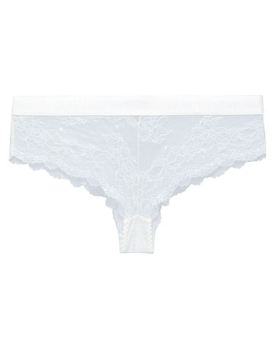 KARL LAGERFELD Brief LACE HIPSTERS
 White 80% Polyamide, 11% Elastane, 9% Cotton