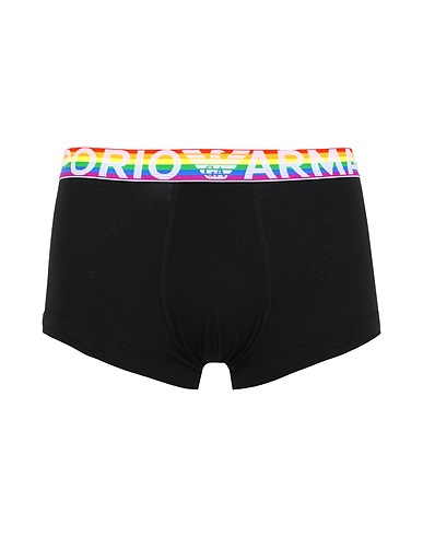 EMPORIO ARMANI Boxershort TRUNK RAINBOW
 Schwarz 95% Baumwolle, 5% Elastan