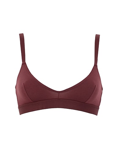 THE NUDE LABEL Reggiseno Bordeaux 95% Cotone organico, 5% Elastan