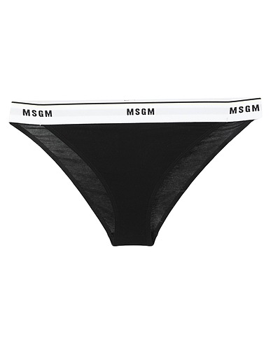 MSGM Slip Nero 90% Cotone, 10% Elastan
