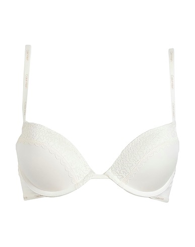 CALVIN KLEIN UNDERWEAR Soutien-gorge PUSH UP PLUNGE
 Ivoire 70% Nylon, 30% Élasthanne