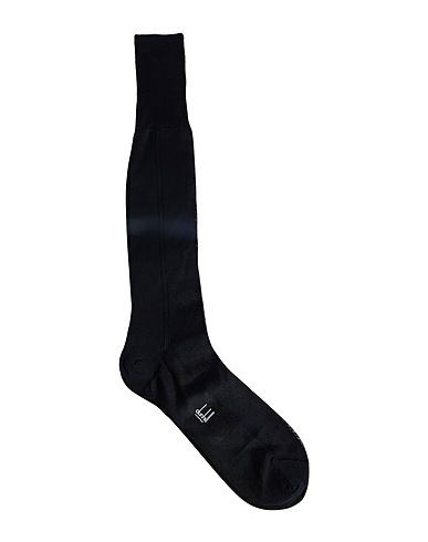DUNHILL Socks & tights Midnight blue 100% Silk