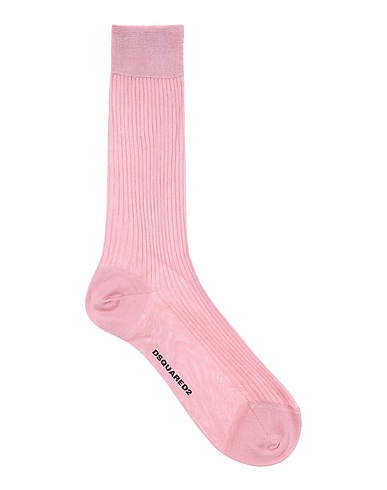 DSQUARED2 Short socks Pink 100% Silk
