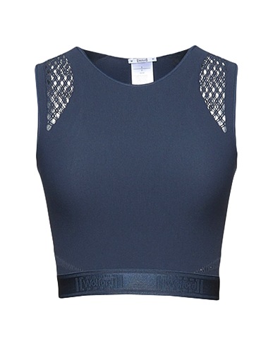 WOLFORD Crop top Blu notte 81% Poliammide, 19% Elastan