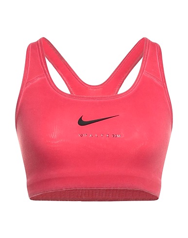 NIKE Top Red 88% Polyester, 12% Elastane