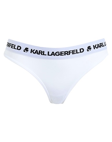 KARL LAGERFELD ショーツ LOGO BRIEF
 ホワイト テンセル™リヨセル 95% / ポリウレタン 5%
