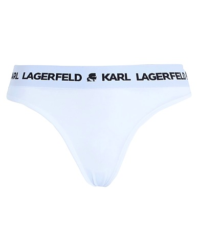 KARL LAGERFELD Brief LOGO THONG
 White 95% Lyocell, 5% Elastane