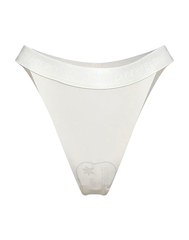 KARL LAGERFELD ショーツ LACE THONG
 ホワイト ナイロン 70% / ポリウレタン 15% / コットン 15%